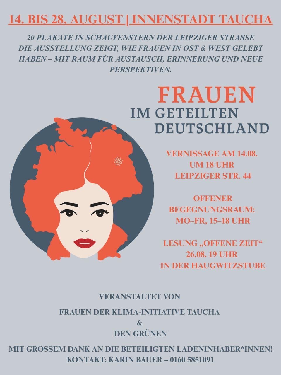 Plakat der Ausstellung mit Veranstaltungen