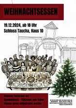 Flyer zum Weihnachtsessen