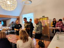 Diskussionen während des Workshop 3