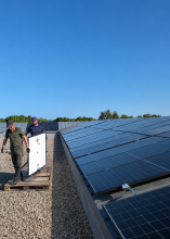 PV auf dem Sozialamt in Borna